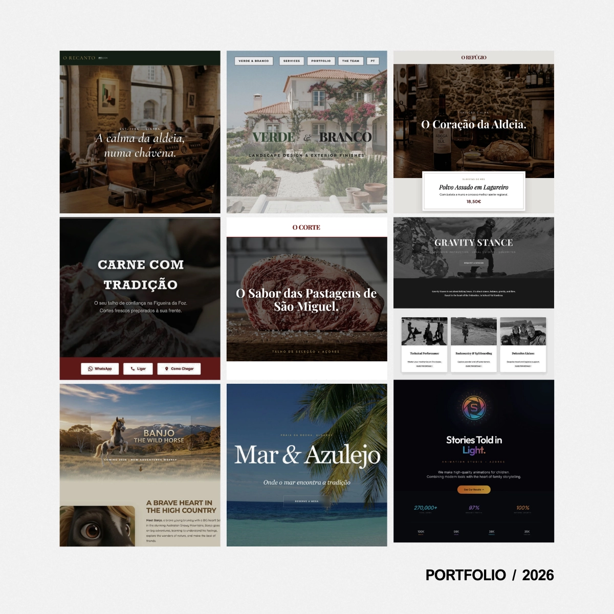 Visão Geral dos Projetos Ponto Web